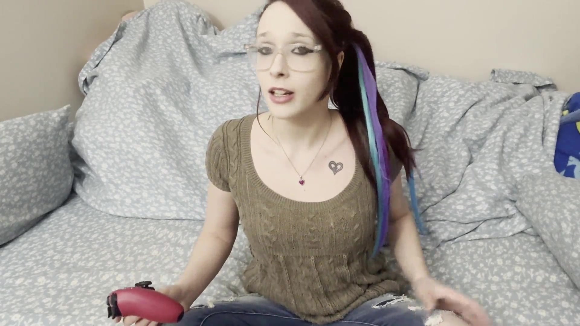 big cock older man fucks a teen streamer for views